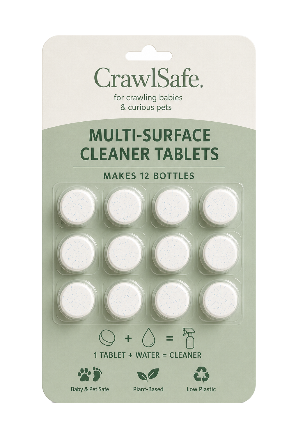 CrawlSafe 12-tablet refill pack